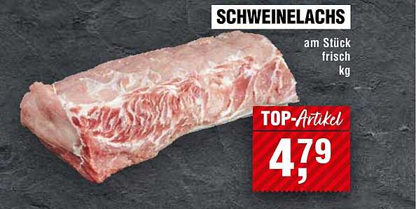 Schweinelachs am Stück frisch