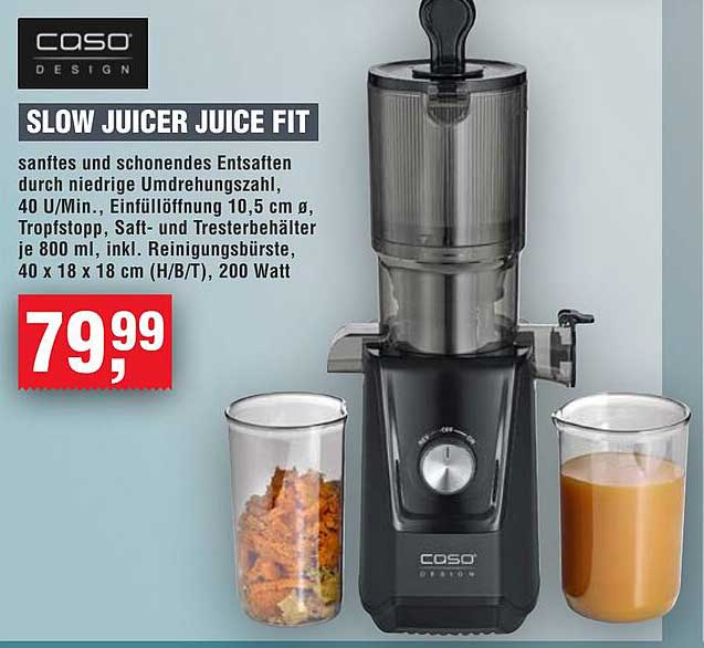 SLOW JUICER JUICE FIT