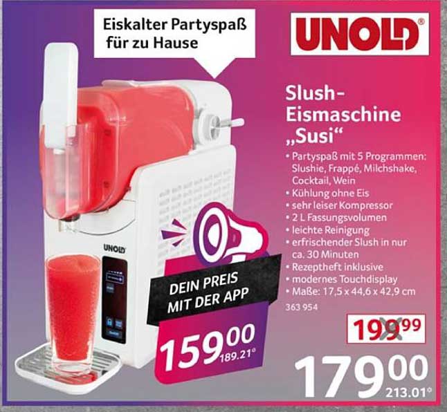 Slush-Eismaschine "Susi"