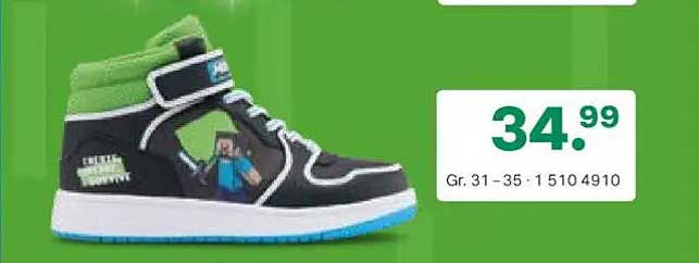 Sneaker für Kids mit Minecraft-Motiv