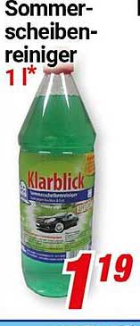 Sommer-Scheibenreiniger Klarblick 1L