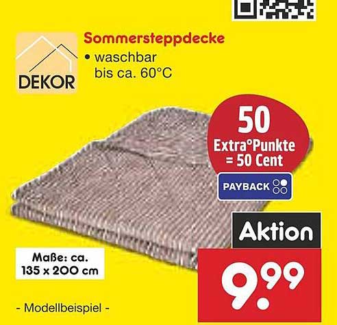 Sommersteppdecke