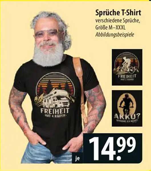 Sprüche T-Shirt - verschiedene Sprüche, Größe M–XXXL