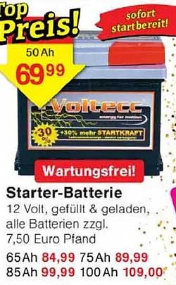 Starter-Batterie von Voltecc