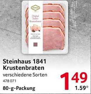 Steinhaus 1841 Krustenbraten verschiedene Sorten