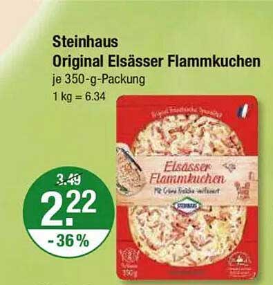 Steinhaus Original Elsässer Flammkuchen