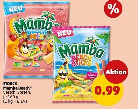 STORCK Mamba Beach Mix und Beach Sticks 160 g