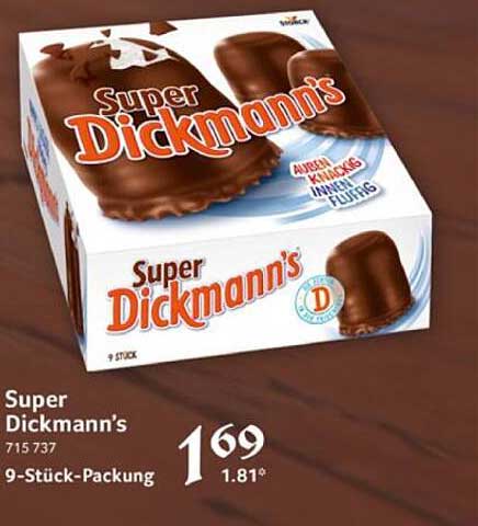 Super Dickmann's 9-Stück-Packung