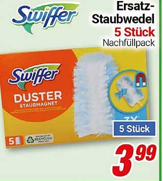 Swiffer Ersatz-Staubwedel 5 Stück Nachfüllpack