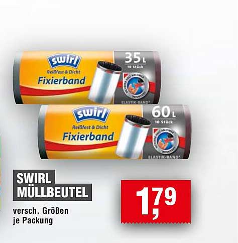 SWIRL Müllbeutel - 35L & 60L Varianten