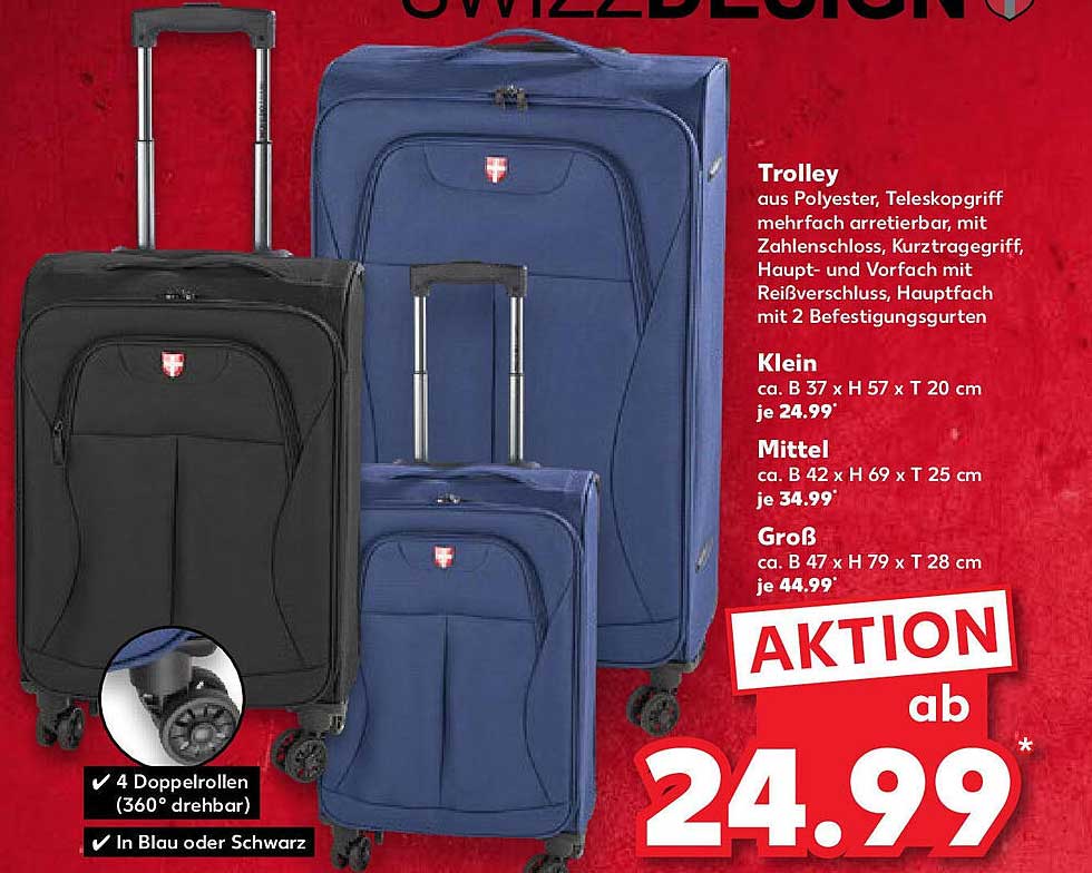 SWISS DESIGN Trolley – Reisegepäck für jeden Anlass