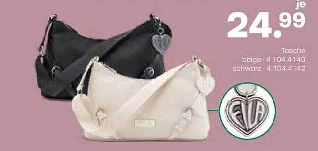 Taschen in Beige und Schwarz - je 24,99