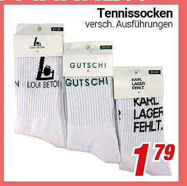 Tennissocken - verschiedene Ausführungen