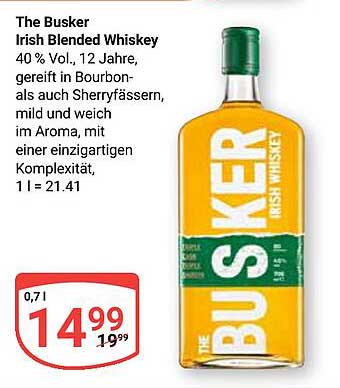 The Busker Irish Blended Whiskey 0,7 l