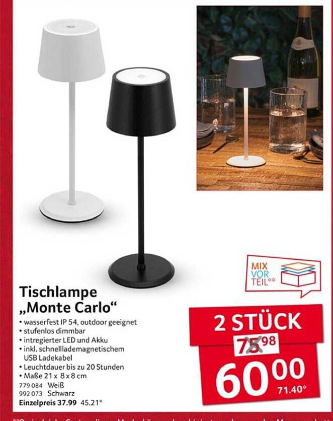 Tischlampe „Monte Carlo“