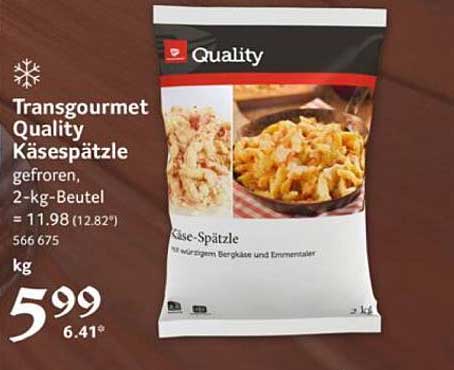 Transgourmet Quality Kässpätzle, 2-kg-Beutel