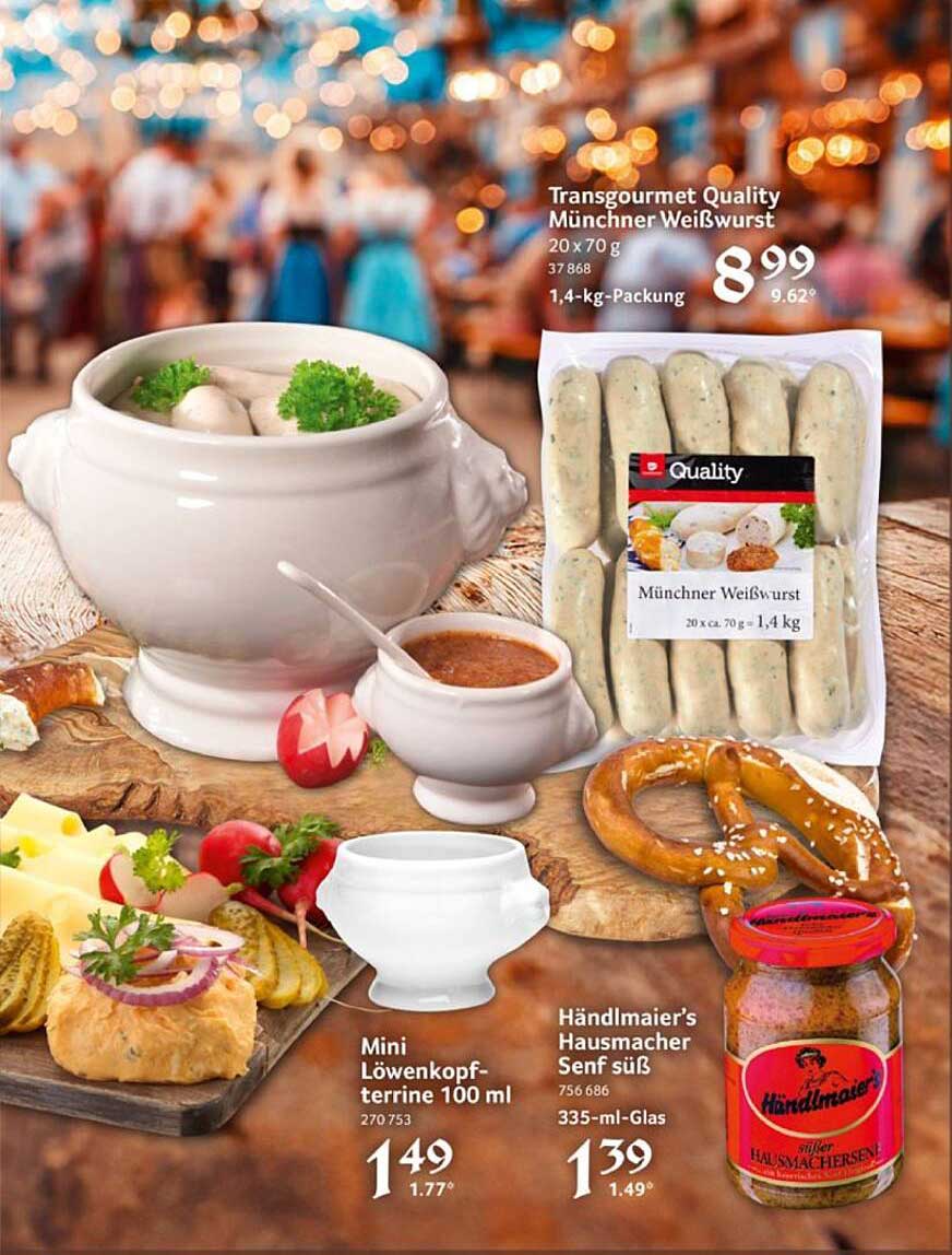 Transgourmet Quality Münchner Weißwurst 1,4 kg