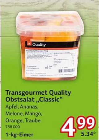 Transgourmet Quality Obstsalat „Classic“