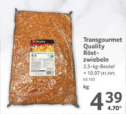 Transgourmet Quality Röstzwiebeln 2,5-kg-Beutel