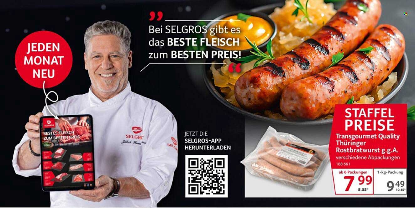 Transgourmet Quality Thüringer Rostbratwurst g.g.A.