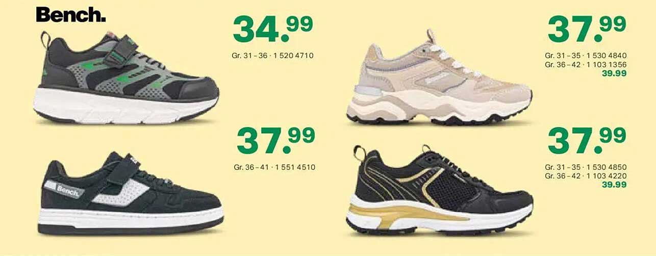 Trendy Sport- und Freizeitschuhe von Bench – Ideal für jeden Tag!