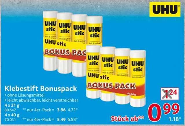 UHU Klebestift Bonuspack