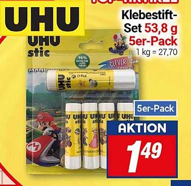 UHU Klebestift-Set 5er-Pack