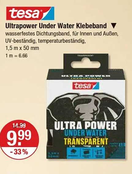 Ultrapower Under Water Klebeband