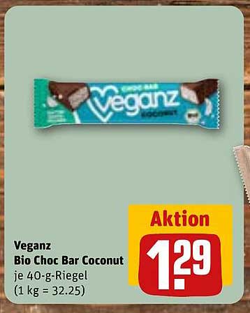 Veganz Bio Choc Bar Coconut