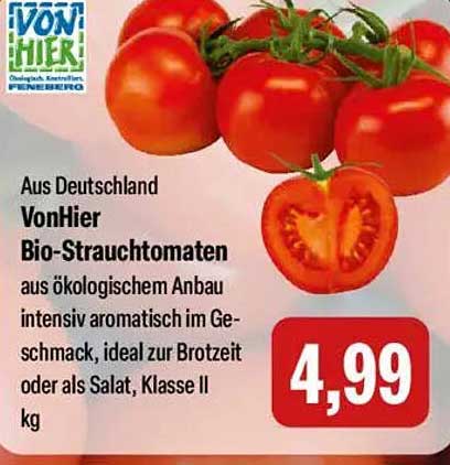 VonHier Bio-Strauchtomaten 1 kg