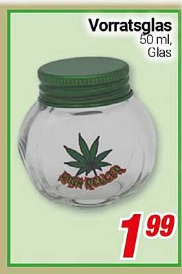 Vorratsglas 50 ml, Glas