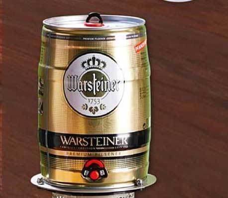 Warsteiner Premium Pilsener 5L Partyfass