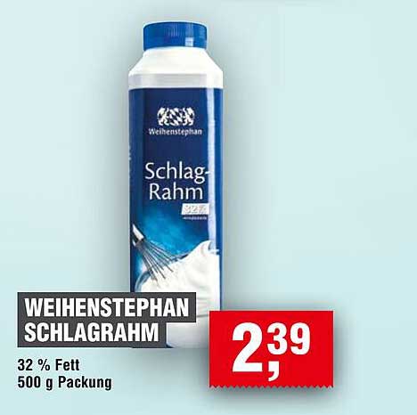 WEIHENSTEPHAN SCHLAGRAHM 500 g