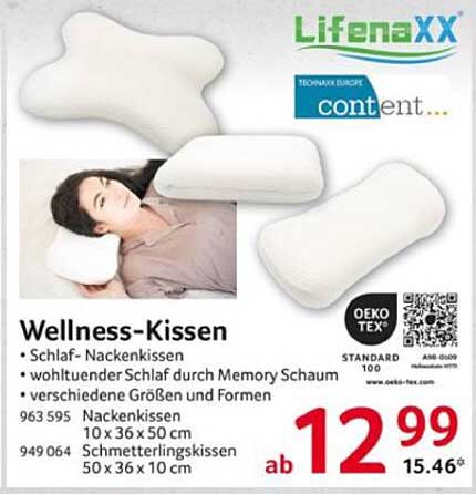 Wellness-Kissen - Schlaf- Nacken-kissen