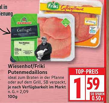 Wiesenhof/Friki Putencarré 100g - TOP-PREIS