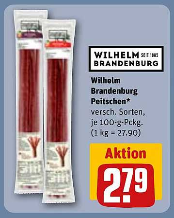 Wilhelm Brandenburg Peitschen - Verschiedene Sorten