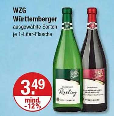 WZG Württemberger ausgewählte Sorten je 1-Liter-Flasche