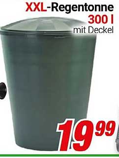XXL-Regenton 300 l mit Deckel