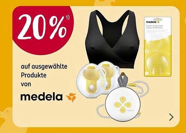20% auf ausgewählte Produkte von Medela