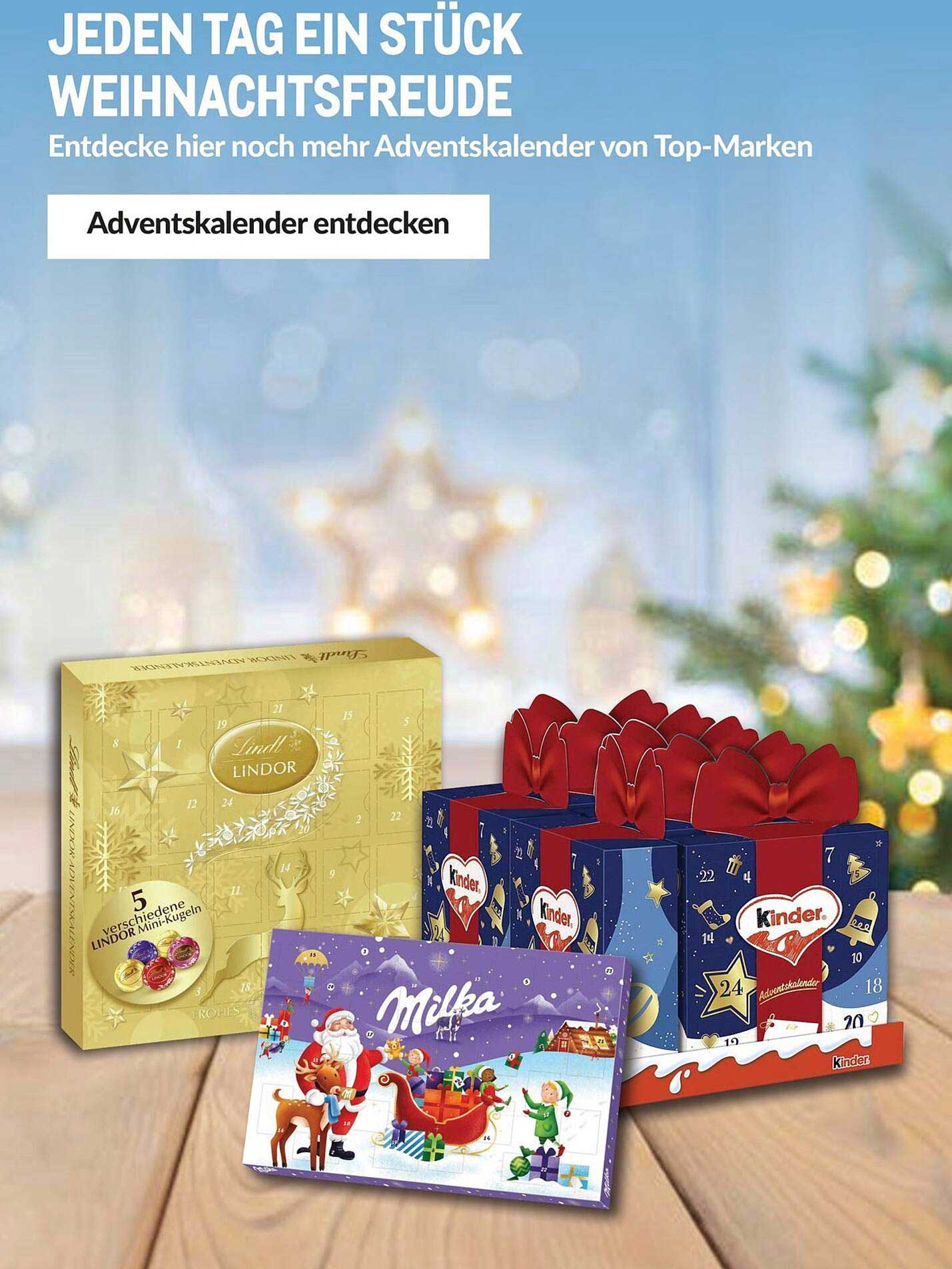 Adventskalender von Lindt und Milka
