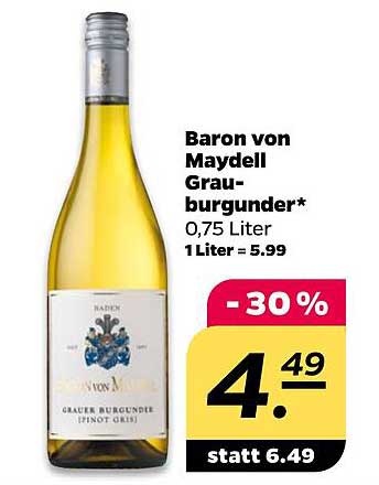 Baron von Maydell Grauburgunder 0,75 Liter