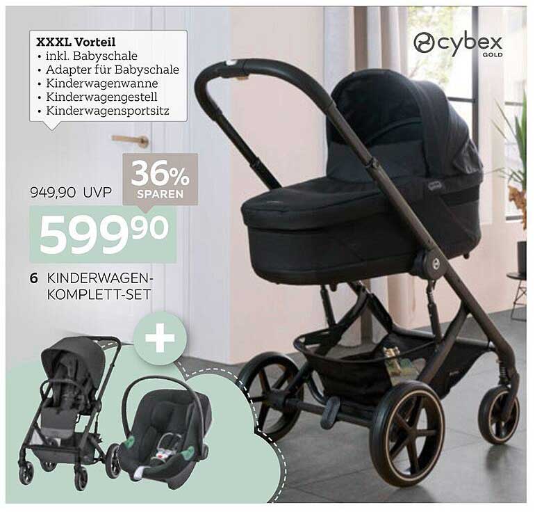 Cybex Kinderwagen-Komplett-Set inkl. Babyschale