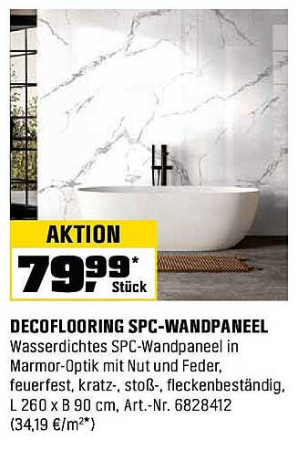 DECOFLOORING SPC-WANDPANEELE