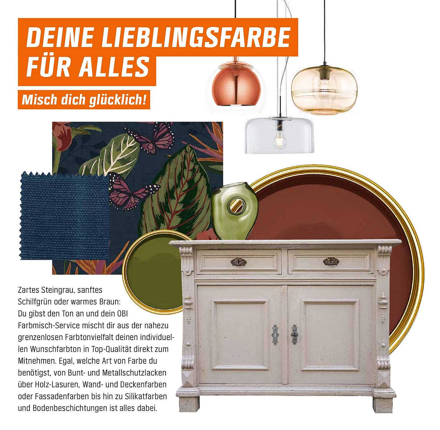 Deine Lieblingsfarbe für alles - OBI Farbmix-Service