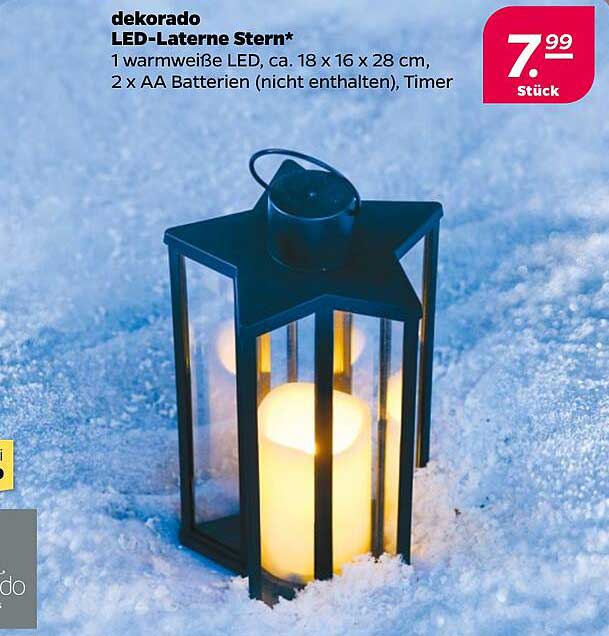 dekorado LED-Laterne Stern*