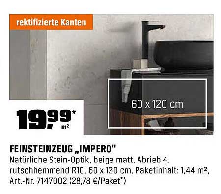 FEINSTEINZEUG „IMPERO“ in natürlicher Steinoptik