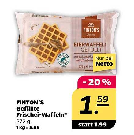 FINTON'S Gefüllte Frischei-Waffeln