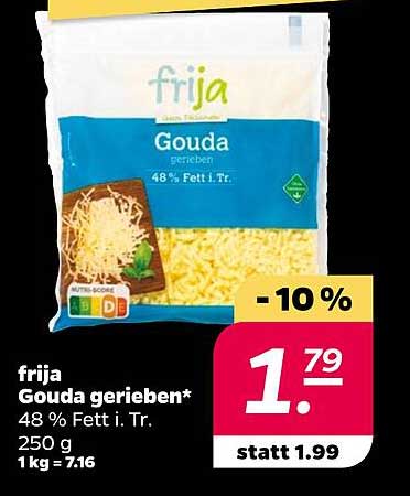 frija Gouda gerieben 250 g