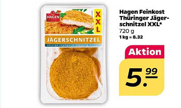 Hagen Feinkost Thüringer Jägerschnitzel XXL 720 g