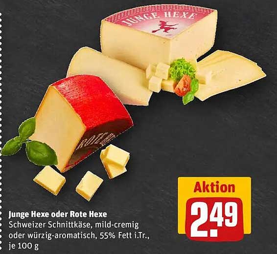 Junge Hexe oder Rote Hexe - Schweizer Schnittkäse